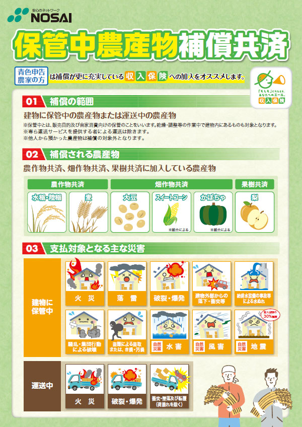 保管中農産物補償共済
